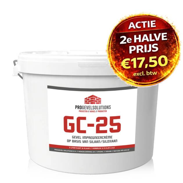 GC-25 Gevelcrème op basis van silaan/siloxaan (5 Liter)